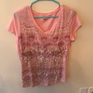Pink flamingo T
